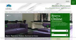 Desktop Screenshot of hotelprincipadoexpress.com